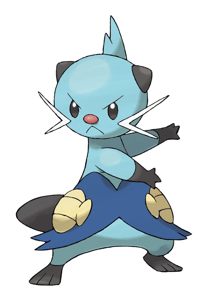 dewott (pokemon and 1 more) drawn by sugimori_ken