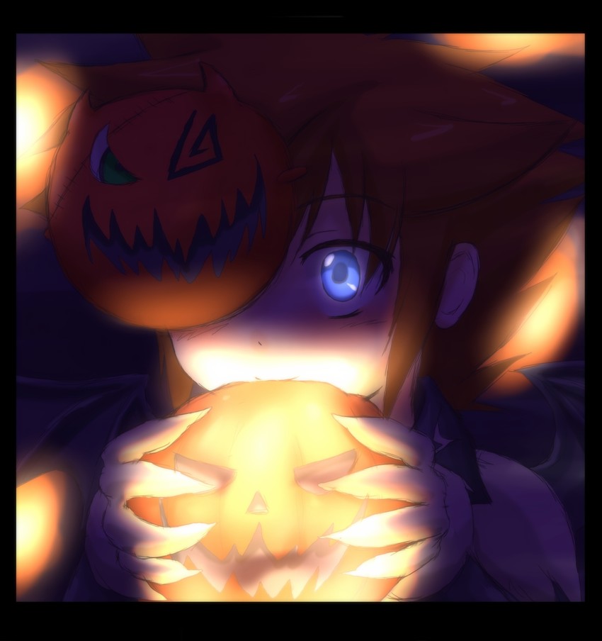 sora (kingdom hearts) drawn by ribaibu