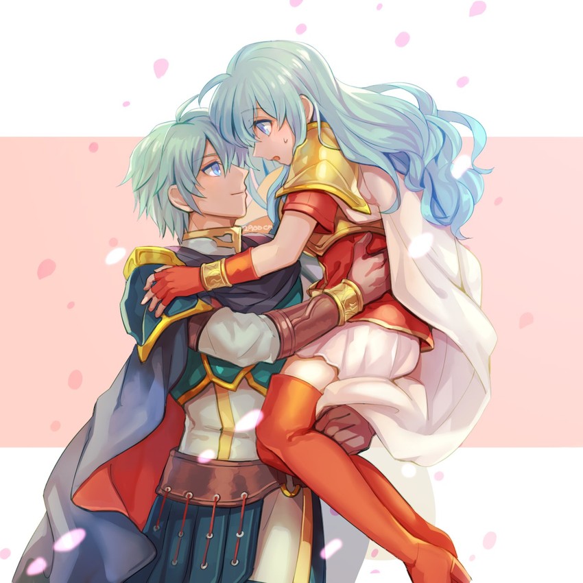 eirika and ephraim (fire emblem and 1 more) drawn by nana_(nanalog76)