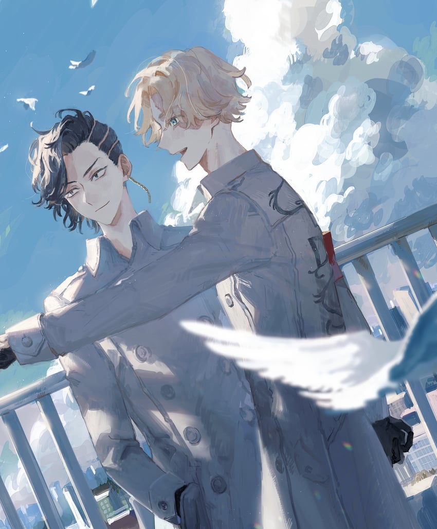 kokonoi hajime and inui seishu (tokyo revengers) drawn by anzen_kakunin