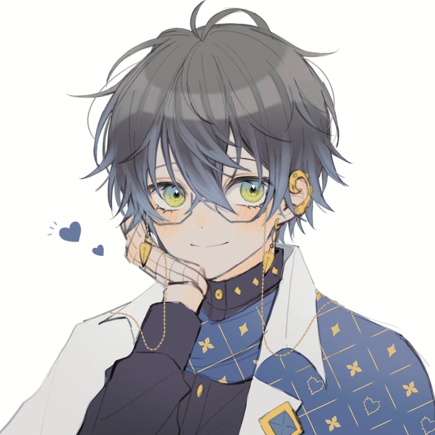 ike eveland (nijisanji and 1 more) drawn by nitta_(niitta240)