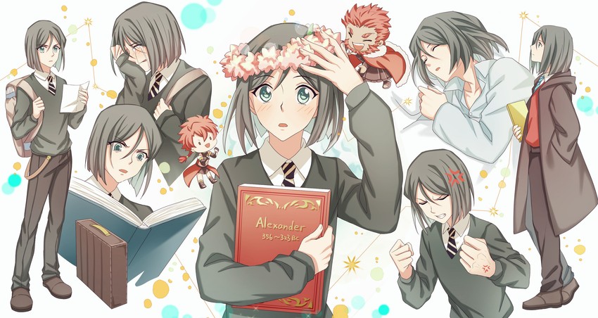 iskandar, waver velvet, and alexander (fate and 2 more) drawn by lalatia-meai