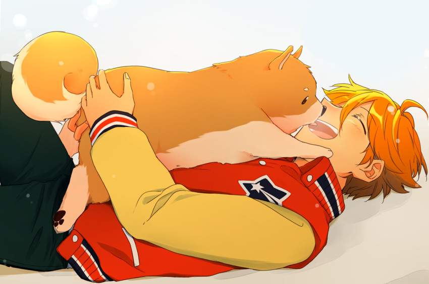 akehoshi subaru and daikichi (ensemble stars!) drawn by takagi_(krkwii)
