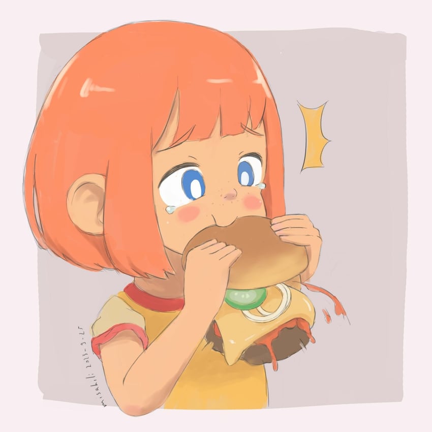 daughter (mcdonald's and 1 more) drawn by misakili
