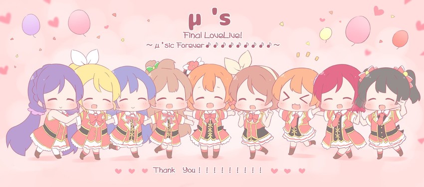 nishikino maki, tojo nozomi, sonoda umi, yazawa nico, ayase eli, and 4 more (love live! and 1 more) drawn by saku_usako_(rabbit)