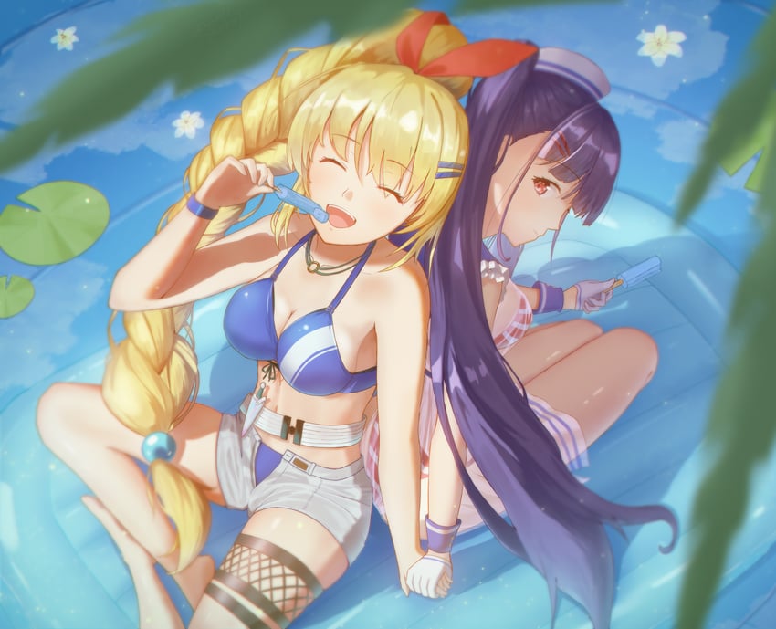 satsuki mari and kanzaki adelheid (heaven burns red) drawn by flowingcrescent