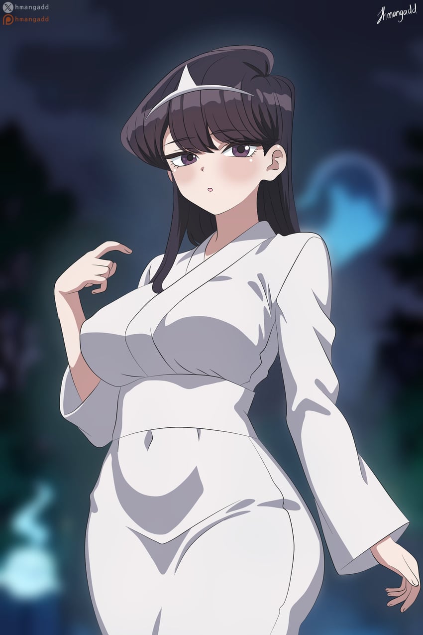 komi shouko (komi-san wa komyushou desu) drawn by hmangadd
