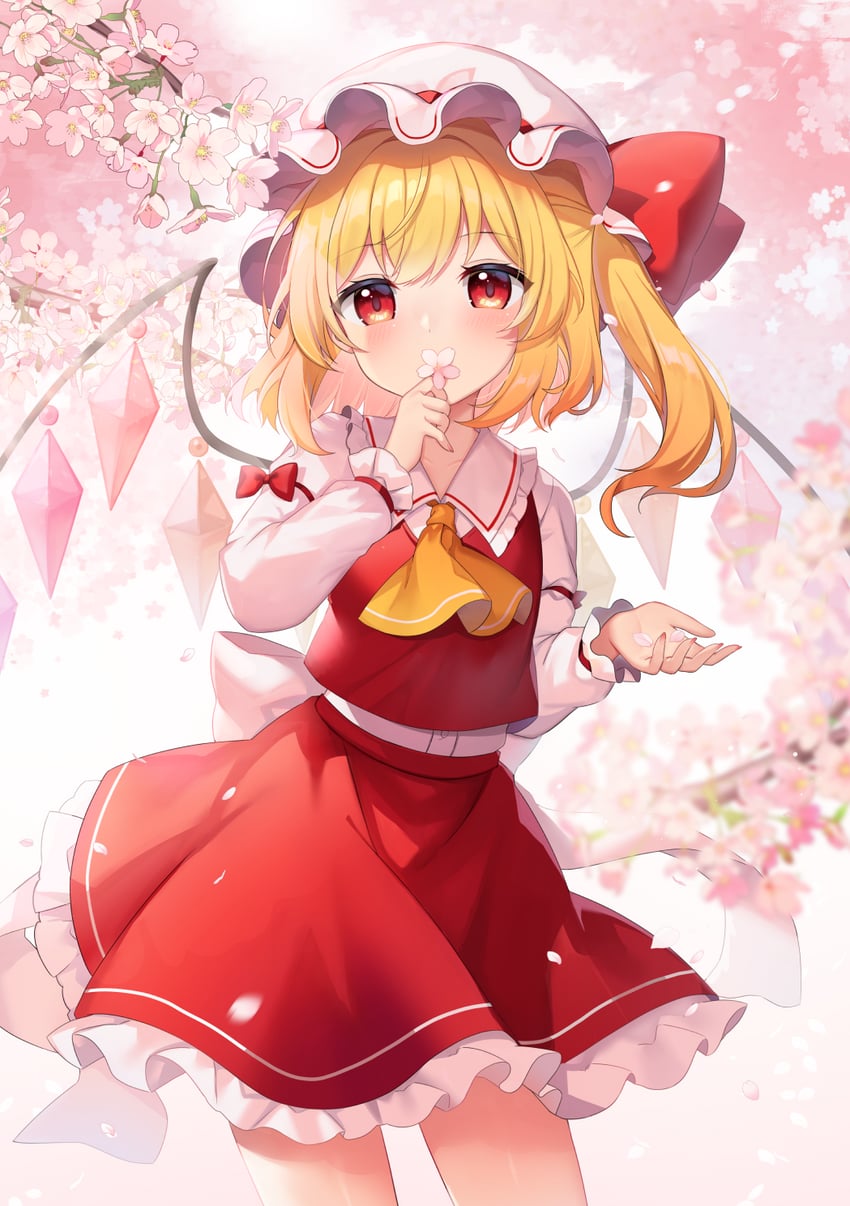 flandre scarlet (touhou) drawn by ruhika
