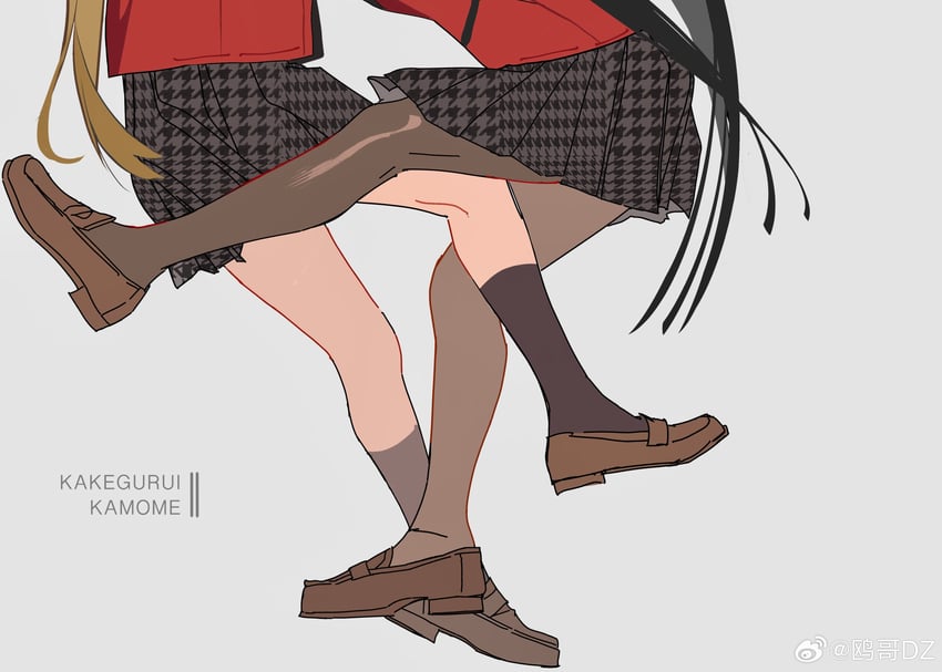 jabami yumeko and saotome mary (kakegurui) drawn by ouge_dz