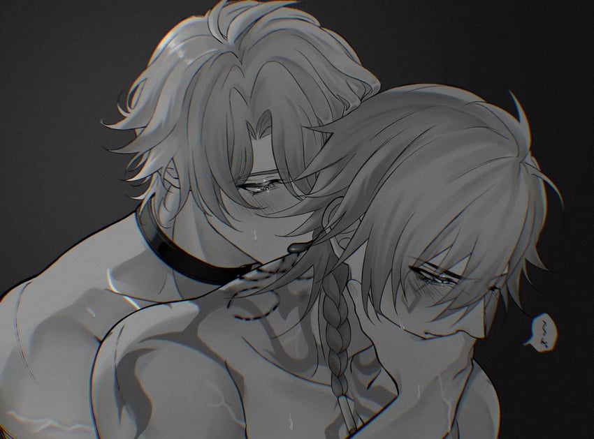 phainon and mydei (honkai and 1 more) drawn by rimeaari