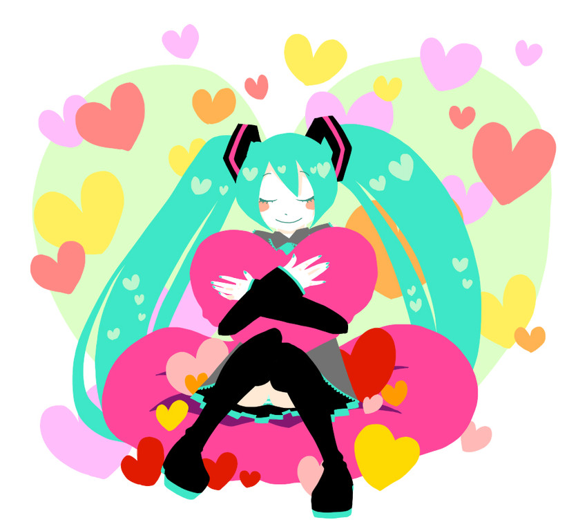 hatsune miku (vocaloid) drawn by maroxxtanaka