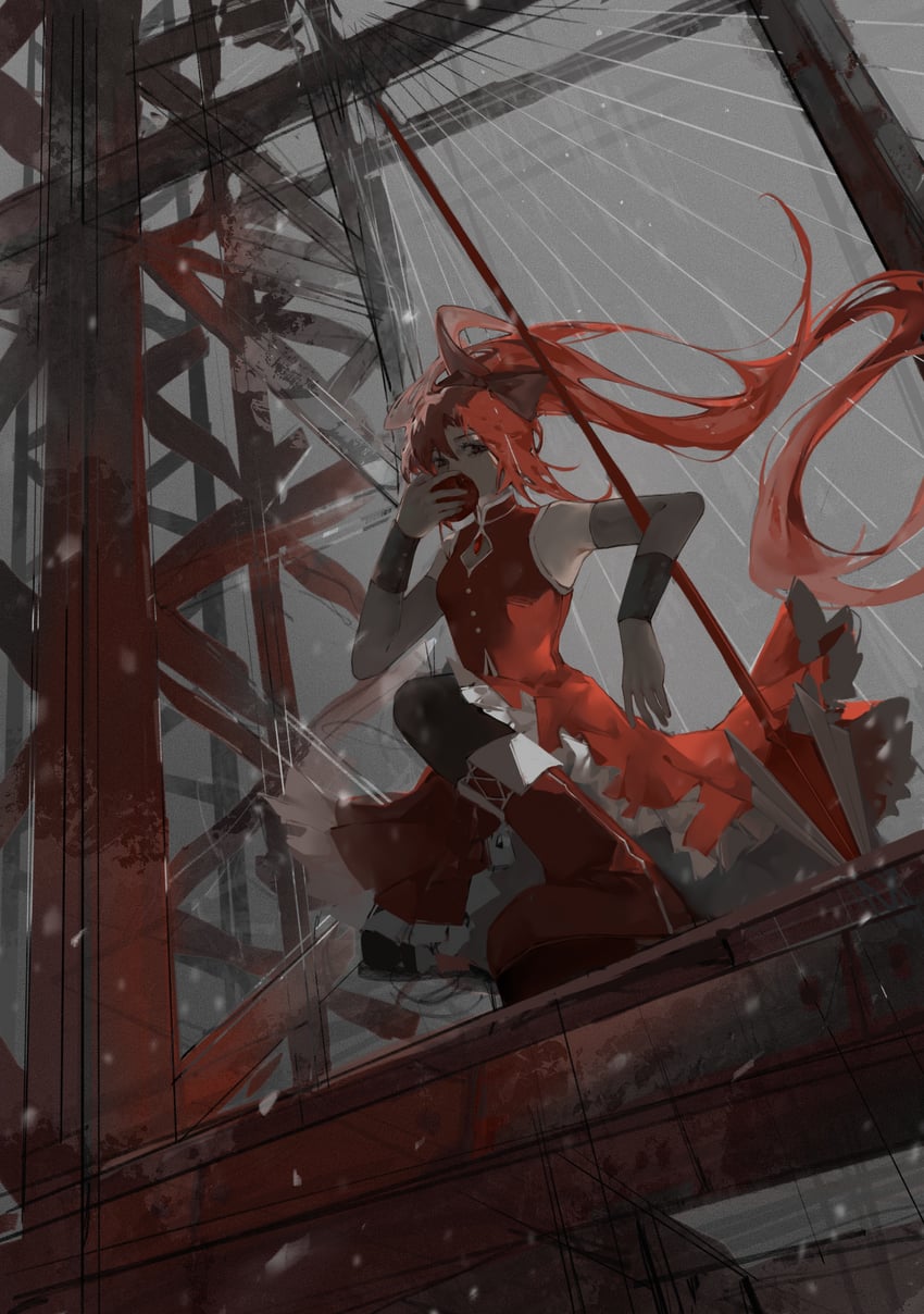 sakura kyoko (mahou shoujo madoka magica) drawn by mubi_(mubi645048)