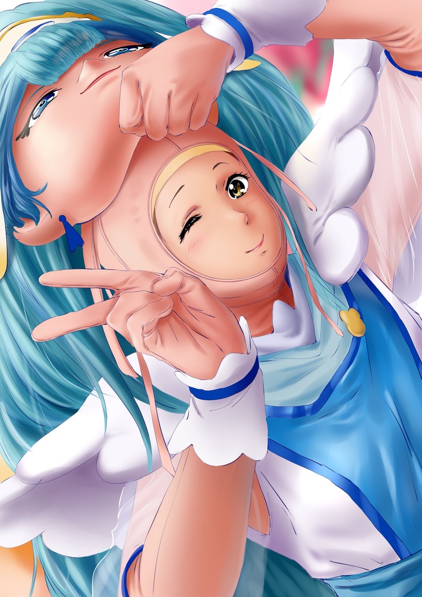 cure ange (precure and 1 more) drawn by anigurum