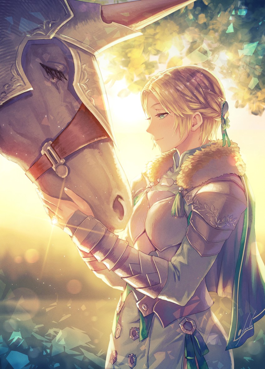 ingrid brandl galatea (fire emblem and 1 more) drawn by anbe_yoshirou