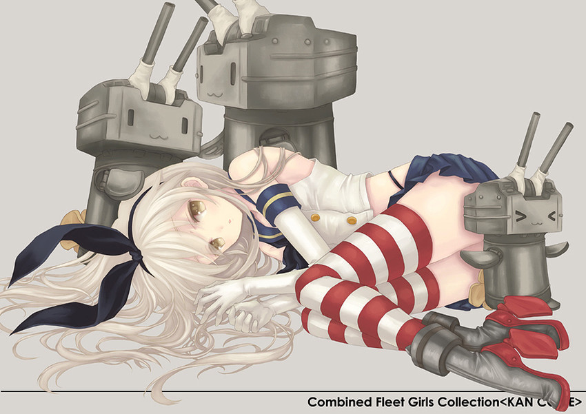 shimakaze and rensouhou-chan (kantai collection) drawn by kotobuki-a