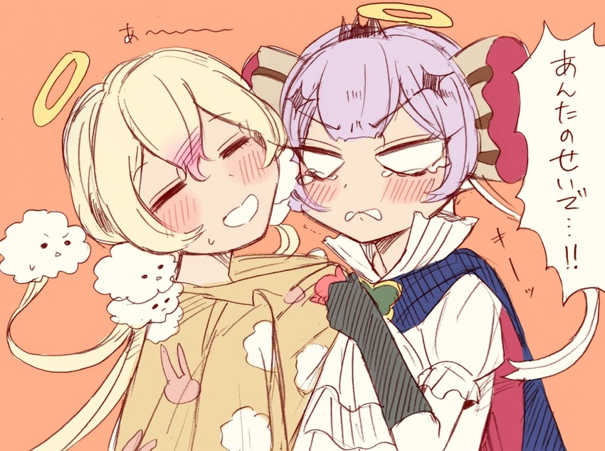 nemurin and ruler (mahou shoujo ikusei keikaku and 1 more) drawn by tenmitsu