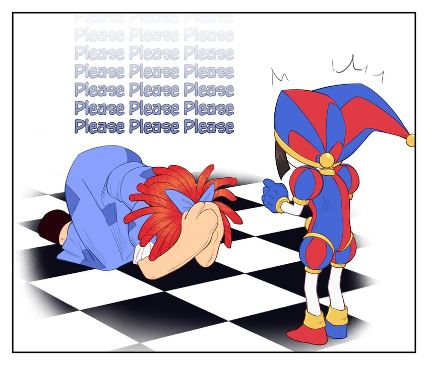pomni and ragatha (the amazing digital circus) drawn by dashintrash