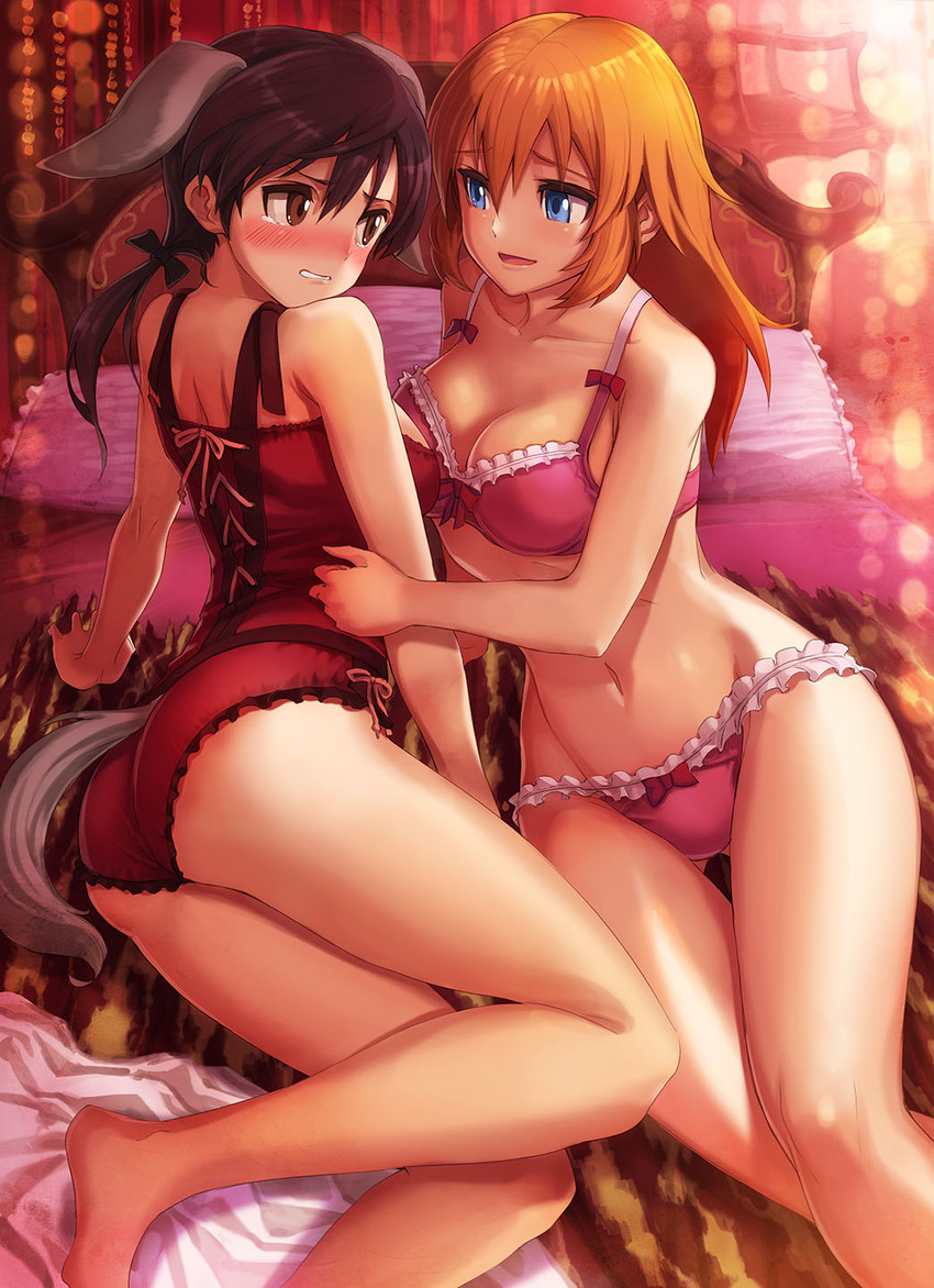 gertrud barkhorn and charlotte e. yeager (world witches series and 1 more) drawn by michairu