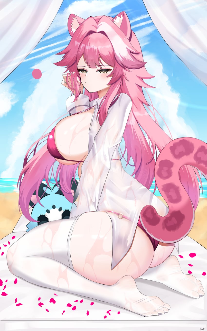 raora panthera and chattino (hololive and 1 more) drawn by sylix44