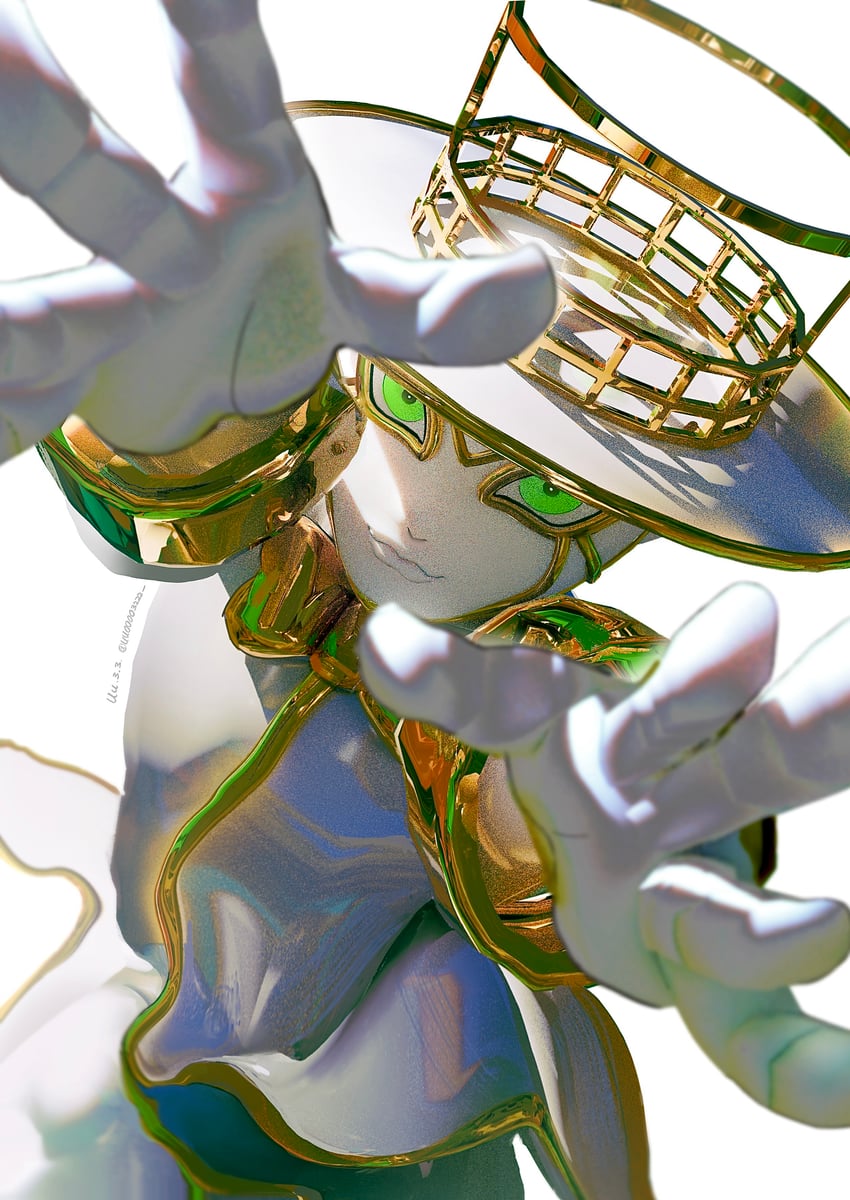 heaven's door (jojo no kimyou na bouken and 1 more) drawn by uu0000322