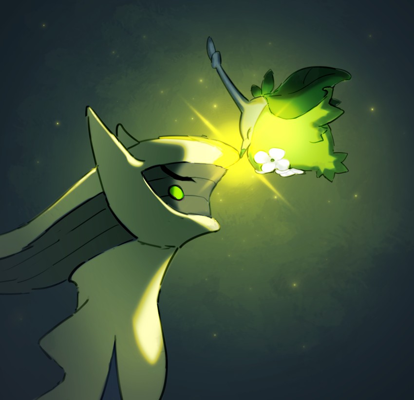 arceus and wormadam (pokemon) drawn by sylvaur_(serpygardy)
