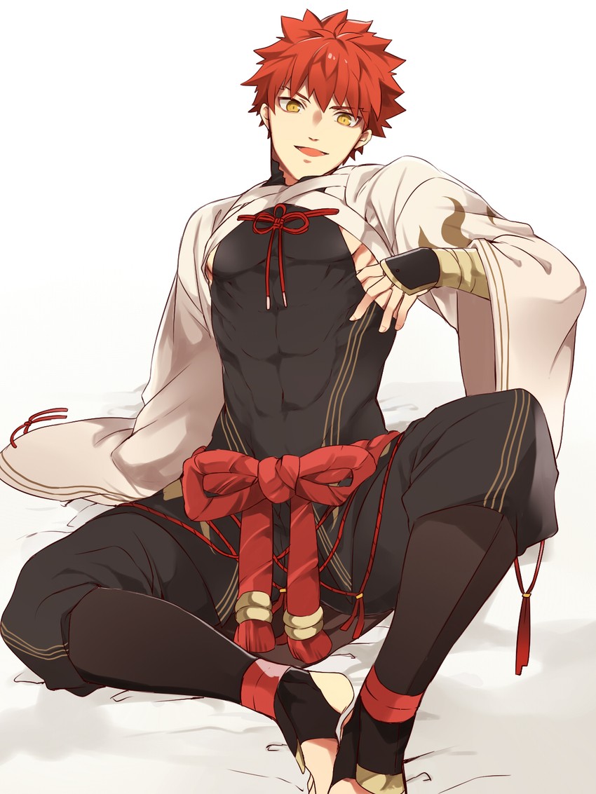 emiya shirou and senji muramasa (fate and 1 more) drawn by rokkasana