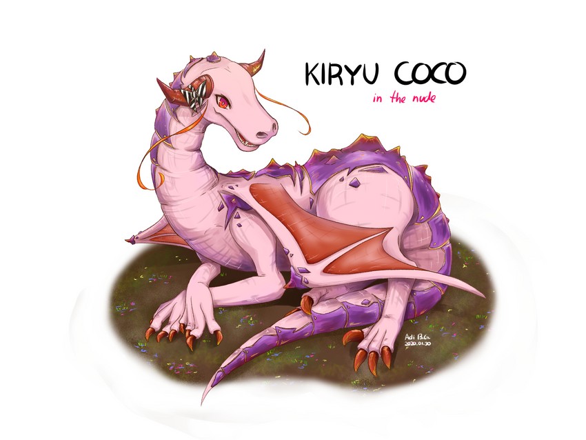 kiryu coco (hololive) drawn by adi_b.g.