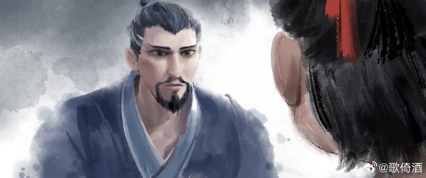nezha and li jing (nezha zhi motong jiangshi) drawn by wenxu_xu