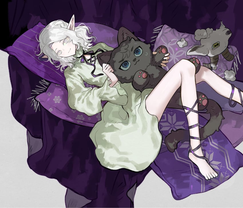 mithrun, kabru, and goat (dungeon meshi) drawn by wo_yao_chifan