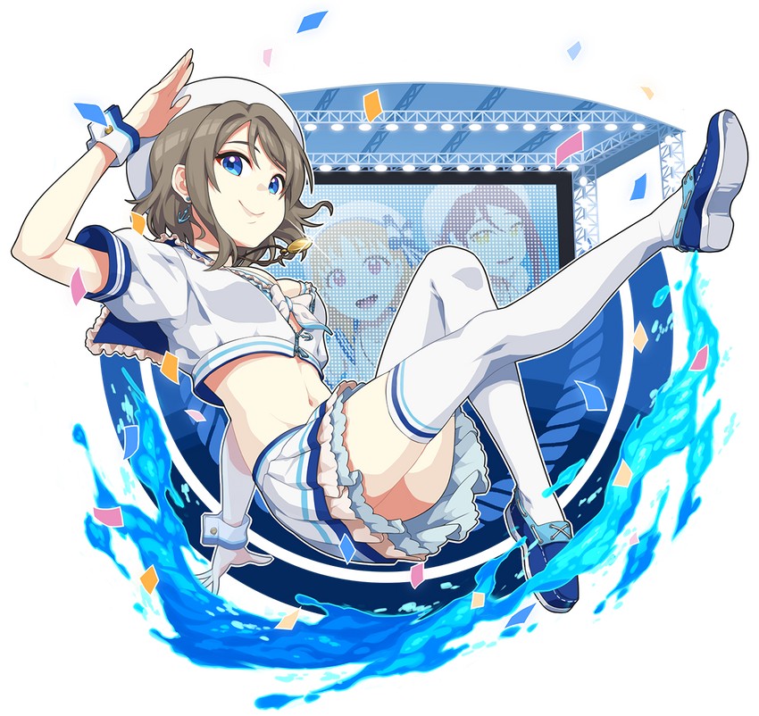 watanabe you, sakurauchi riko, and takami chika (love live! and 1 more) drawn by waste-man