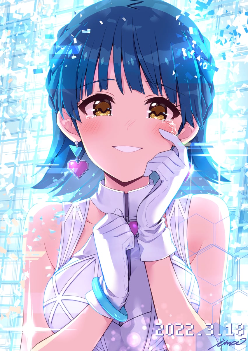 nanao yuriko (idolmaster and 2 more) drawn by ima_(lm_ew)
