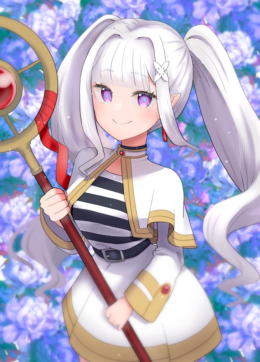 frieren and emilia (re:zero kara hajimeru isekai seikatsu and 1 more) drawn by 69_illust