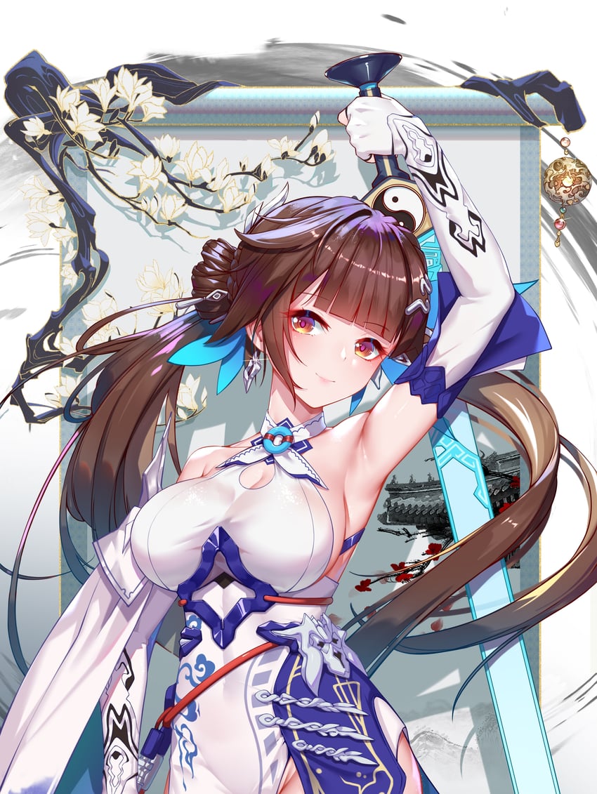 li sushang (honkai and 1 more) drawn by misheng_liu_yin