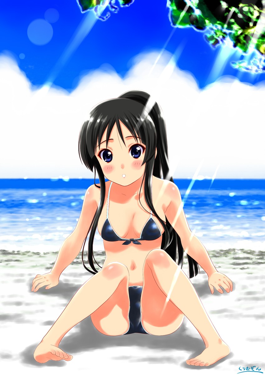 akiyama mio (k-on!) drawn by kurimuzon
