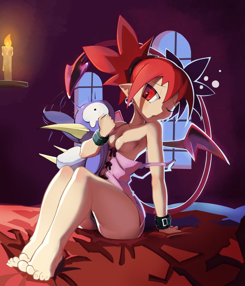 etna and prinny (disgaea and 1 more) drawn by noconcession