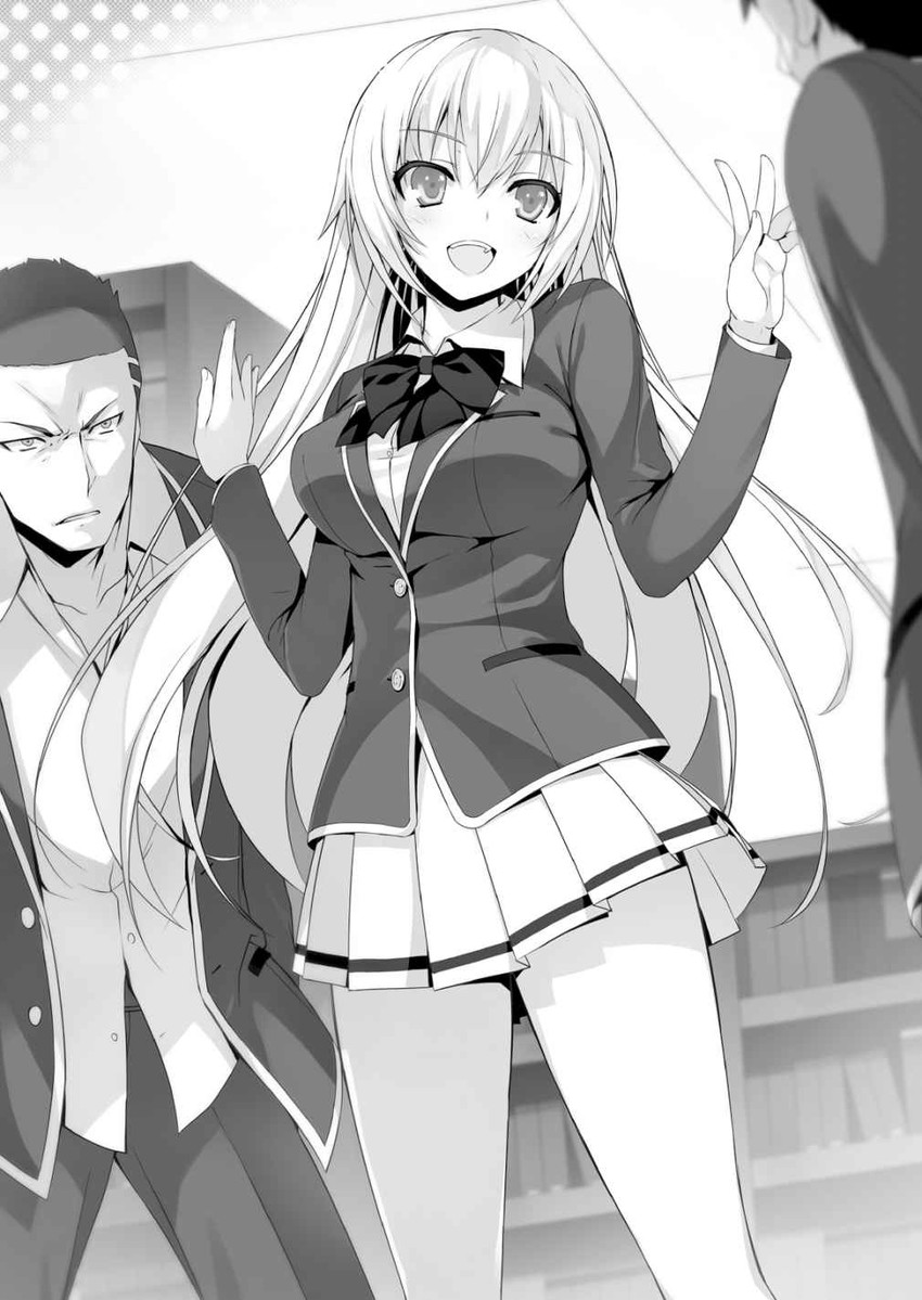 ichinose honami and sudou ken (youkoso jitsuryoku shijou shugi no kyoushitsu e) drawn by tomose_shunsaku