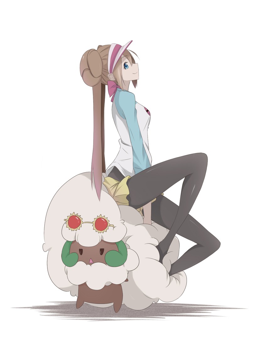 rosa and whimsicott (pokemon and 1 more) drawn by sakuragawa_mionoketsu