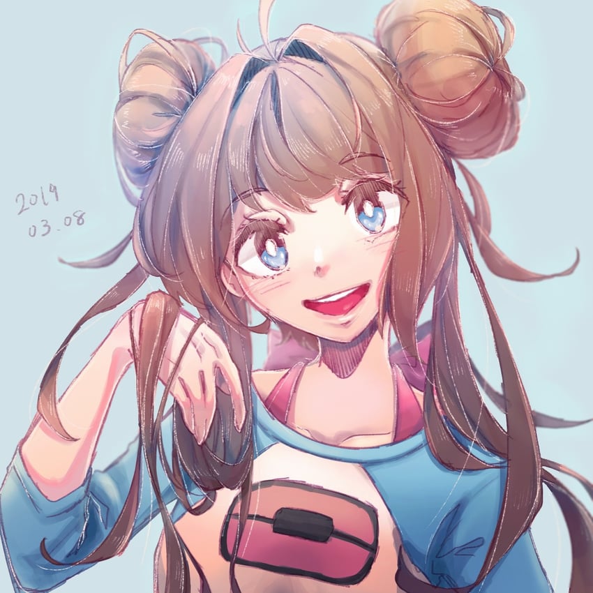 rosa (pokemon and 1 more) drawn by r.aka.