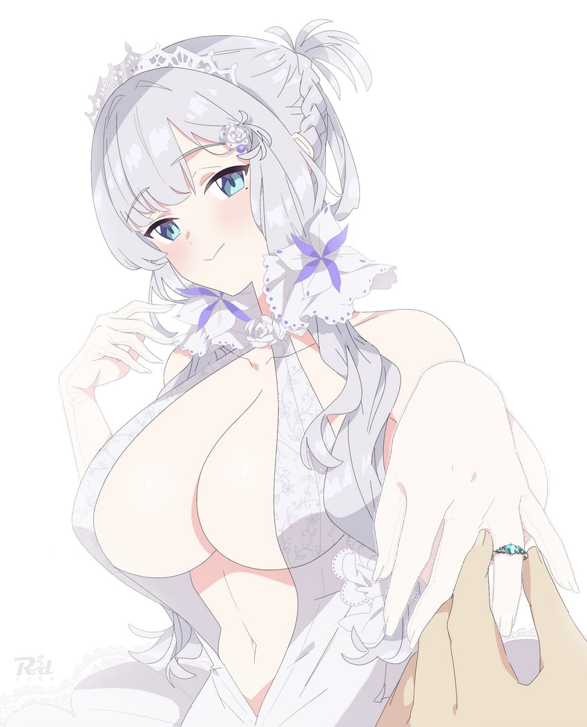 commander and illustrious (azur lane) drawn by r3dfive