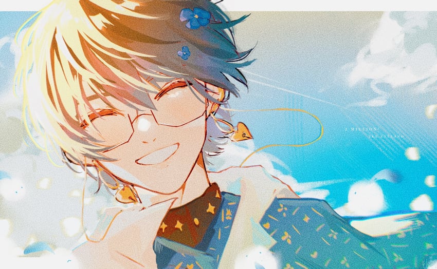 ike eveland (nijisanji and 1 more) drawn by elinthia