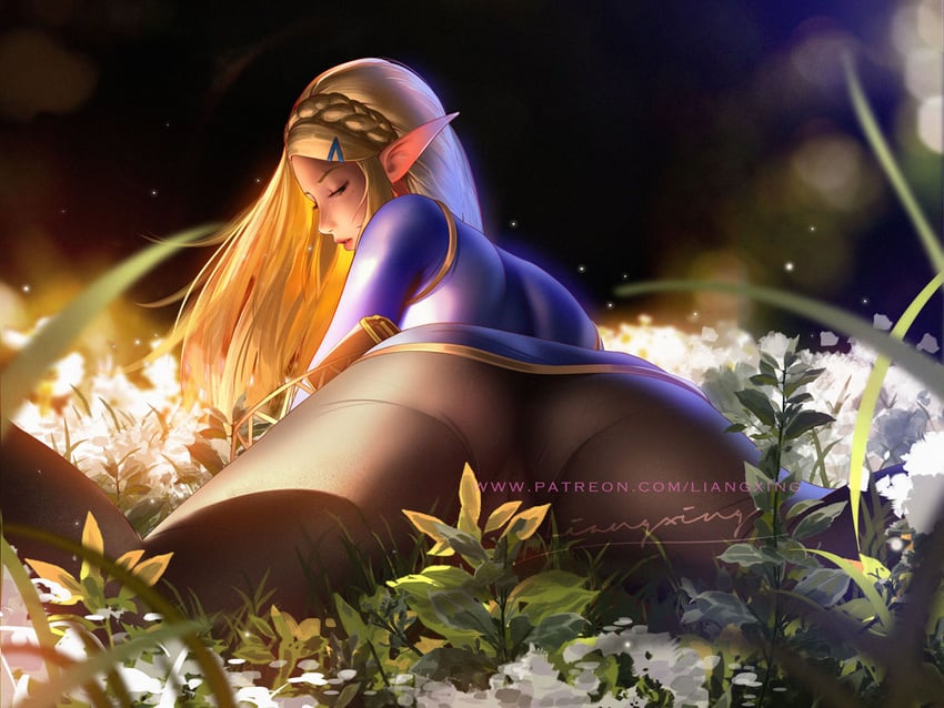princess zelda (the legend of zelda and 1 more) drawn by liang_xing