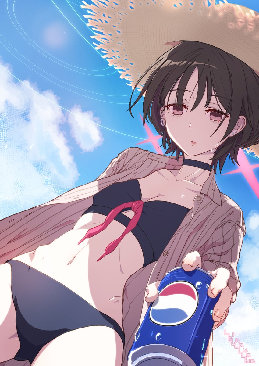 misaki (blue archive and 1 more) drawn by shibuya_susano