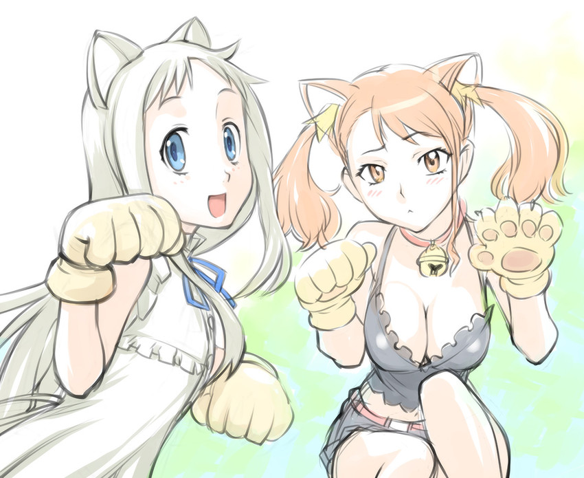 honma meiko and anjou naruko (ano hi mita hana no namae wo bokutachi wa mada shiranai.) drawn by ueyama_michirou