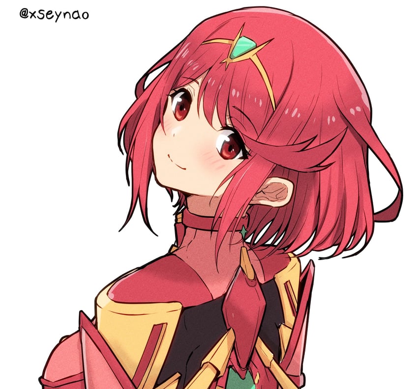 pyra (xenoblade chronicles and 1 more) drawn by mochimochi_(xseynao)