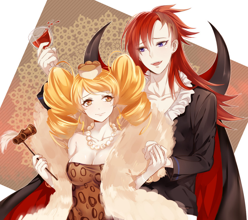 vampire cookie and cheesecake cookie (cookie run and 1 more) drawn by mery_(yangmalgage)
