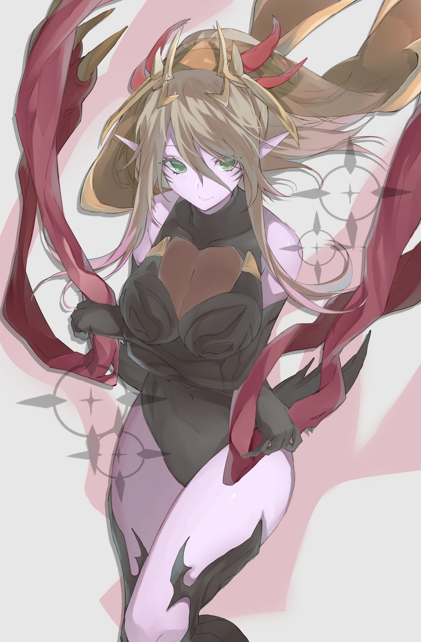 luna the dark spirit (yu-gi-oh!) drawn by tsumayouji_(dekosoko)