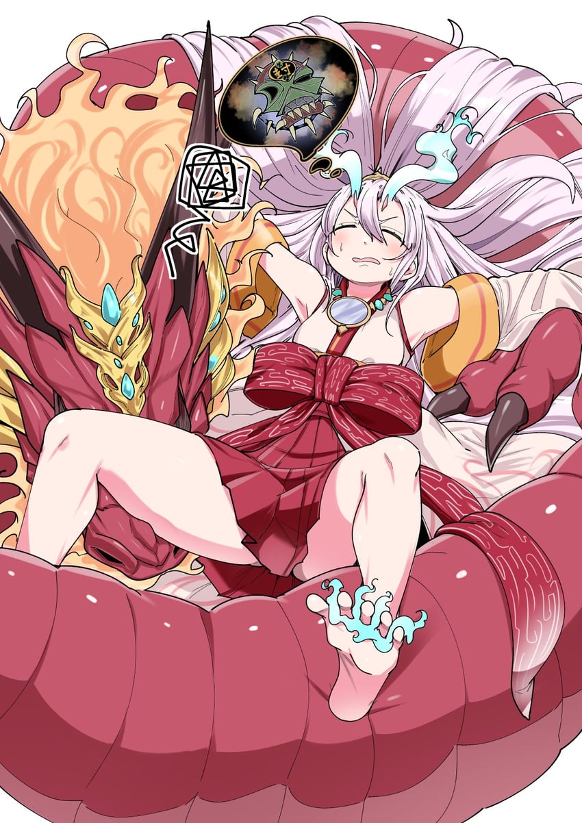 kurikara divincarnate and mask of restrict (yu-gi-oh!) drawn by aoi_takeru