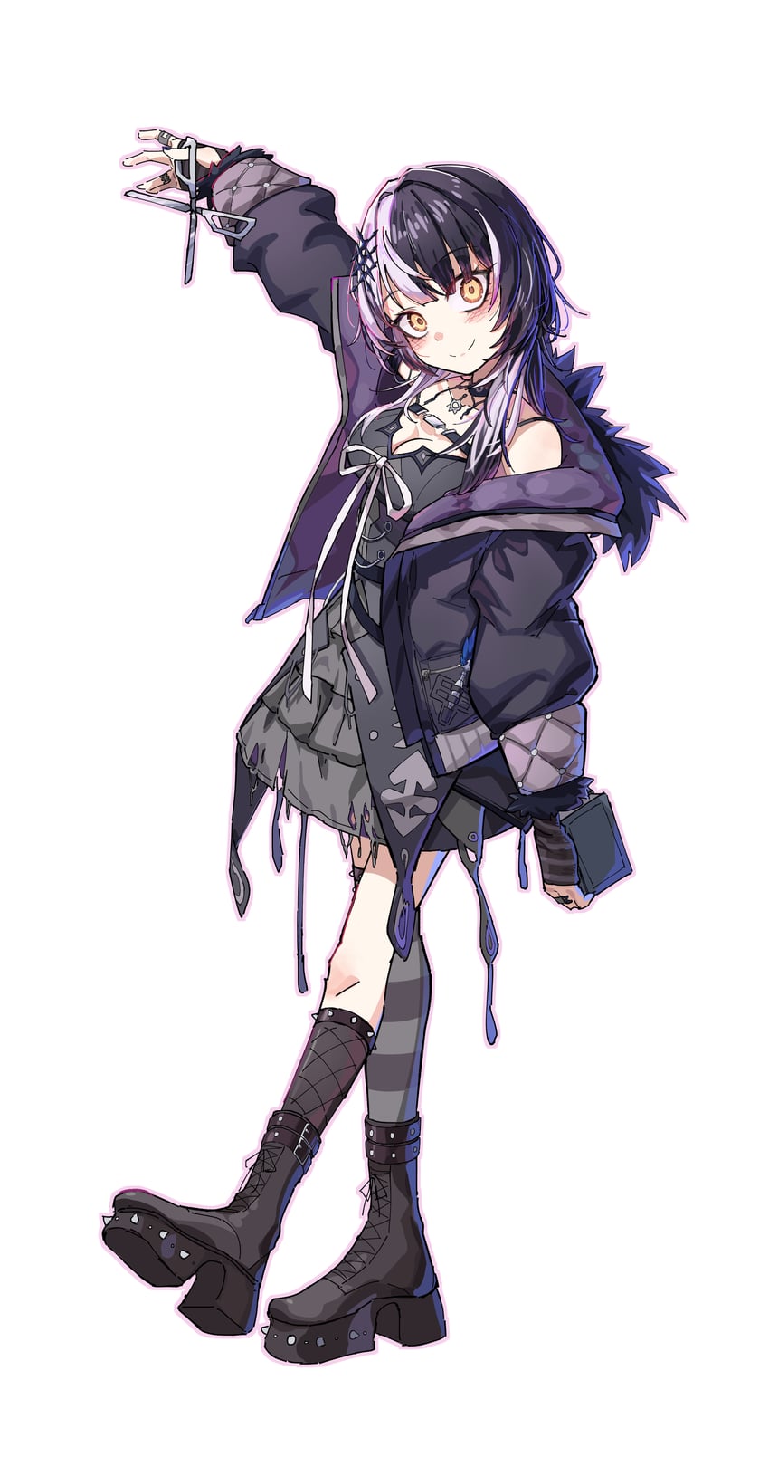 shiori novella (hololive and 1 more) drawn by tsuuburi
