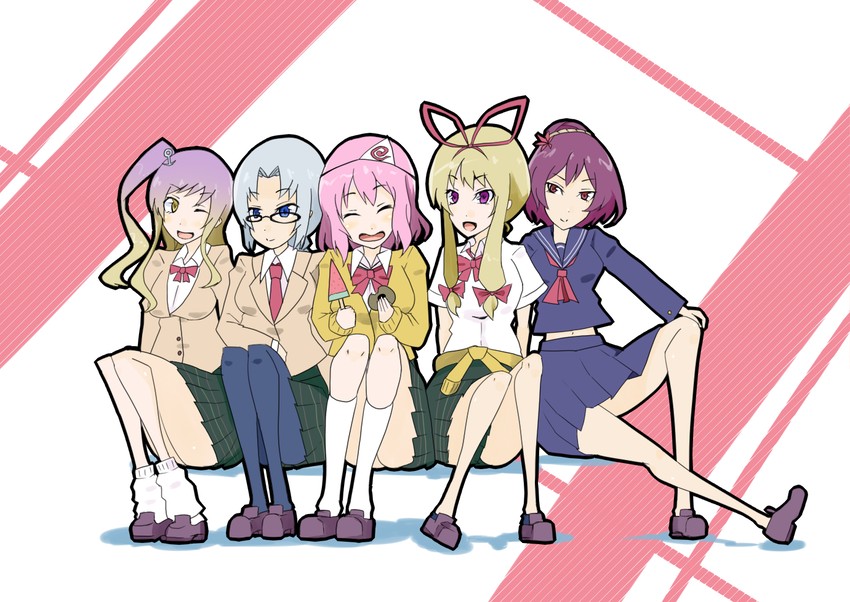 yakumo yukari, saigyouji yuyuko, hijiri byakuren, yasaka kanako, and yagokoro eirin (touhou) drawn by gyokuro_omega