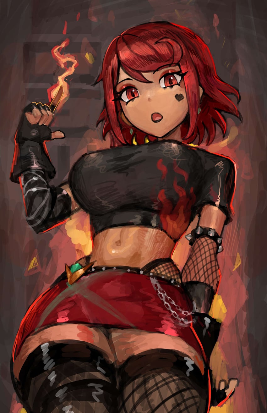 pyra (xenoblade chronicles and 1 more) drawn by saiykik